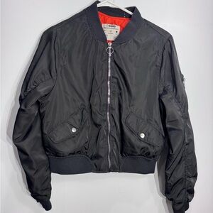Ci Sono Black Jacket with Orange Lining
